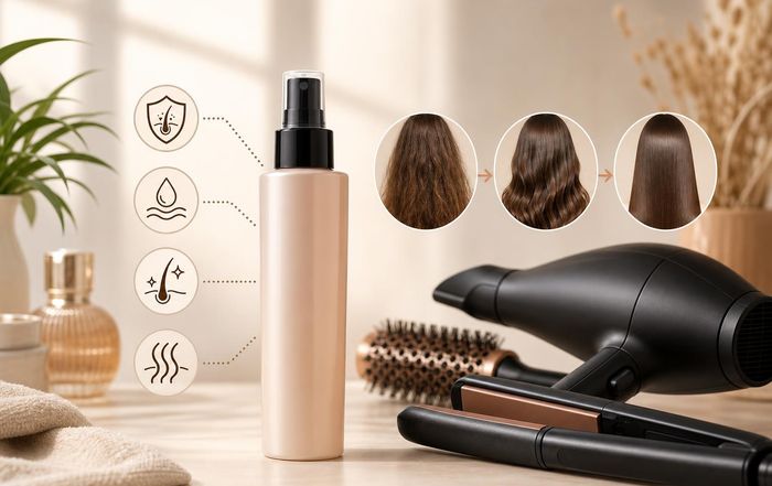 Article Image for A Practical Guide to Choosing a Heat Protectant for Hair