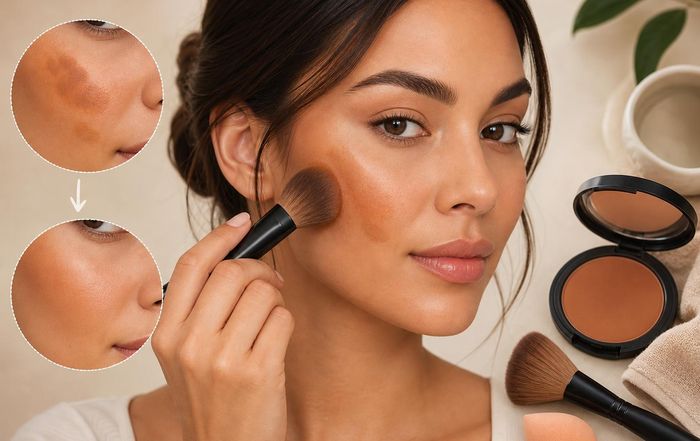 Article Image for How to Fix Patchy Bronzer Without Starting Over