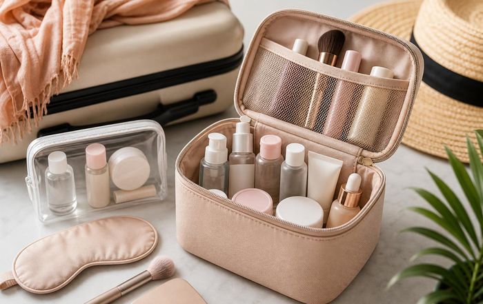 Article Image for The Guide to Building a Travel Friendly Beauty Kit